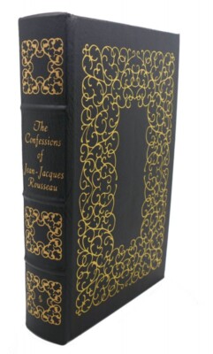 The Confessions of Jean-Jacques Rousseau ~ Leather Bound ~ Hardcover ~-image