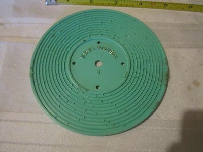 Fisher Price Record Player vintage 995 teal Hickory Dickory Dock Edelweiss 5 -image