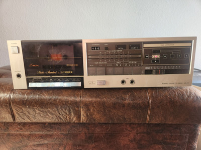VINTAGE STUDIO STANDARD FISHER STEREO CASSETTE DECK CR-77-image