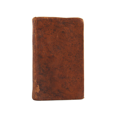 A Series of Discourses - antique religious book in full leather binding, 1815-image