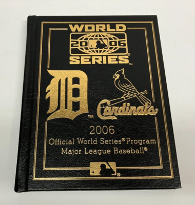 2006 World Series Leather Bound Program ~ Detroit Tigers / St Louis Cardinals-image