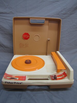 Working Vintage 1978 Fisher-Price Record Player Portable Phonograph mod. 825-image