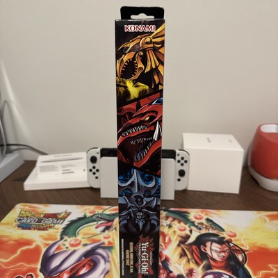 Yu-Gi-Oh Yugioh TCG Egyptian Gods Slifer Obelisk and Ra Game Mat Playmat MISB-image