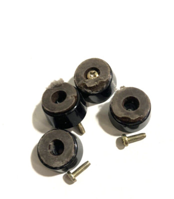 FISHER STEREO RECEIVER MODEL 232 - ORIGINAL 4 FOOT LOT , WITH SCREWS .  4 FEET-image