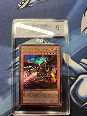 YuGiOh 2012 Slifer The Sky Dragon JUMP-EN061 PGS PSA 9 Ultra Rare Promo Mint-image