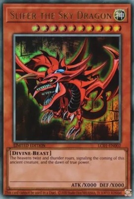 Slifer the Sky Dragon - LC01-EN002 - Ultra Rare - Limited Edition (25th Annivers-image