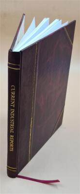 Current Industrial Reports, Series M4-A; Manufacturers' Export S [Leather Bound]-image