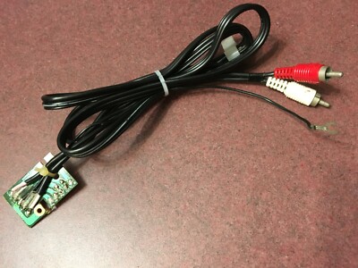 Fisher MT-725 Turntable Parts - RCA & Ground Leads w/ Circuit Board-image