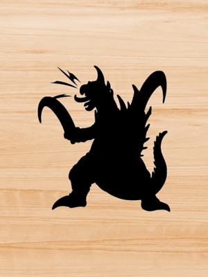 Decal Vinyl Car Truck Sticker - Godzilla Kajui Gigan You Pick Size & Color-image
