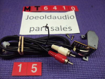 Fisher MT-6410 Turntable RCA Plugs & Cartridge Interface. Parting Out MT-6410.-image