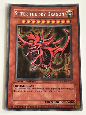 Slifer the Sky Dragon - YMA-EN001 - YuGiOh! - Prismatic Secret Rare - MP-image