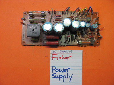 📈FISHER RECEIVER POWER SUPPLY PCB RS-2004A STEREO RECEIVER-image