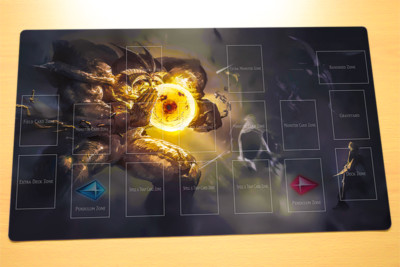 No.742# Yugioh TCG Custom Playmat Exodia The Forbidden One Card Game Duel Mat-image