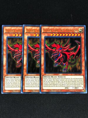 YUGIOH SLIFER THE SKY DRAGON LDK2-ENS01 ULTRA X3-image