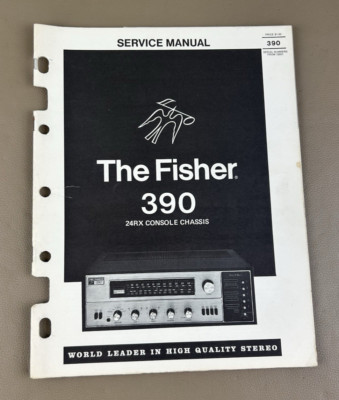 The Fisher 390 Receiver Service Manual D-839-image