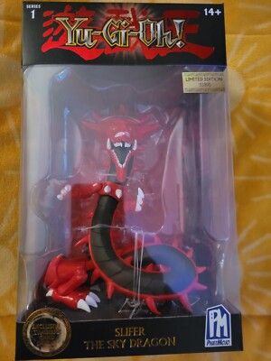 YU-GI-OH! PHATMOJO SERIES 1 LIMITED EDITION SLIFER THE SKY DRAGON FIGURE #01895-image