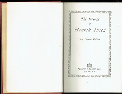 The Works of Henrik Ibsen - The Giant International Series-image