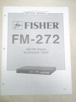 Fisher Service/Repair Manual~FM-272 Stereo Tuner-image