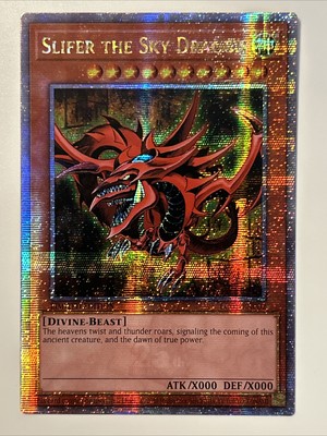 Slifer the Sky Dragon Quarter Century Secret Rare LC01-EN002 NM-image