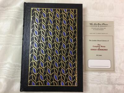 IN OUR TIME, Ernest Hemingway, The Easton Press Leather HC Book w/ bookplate-image