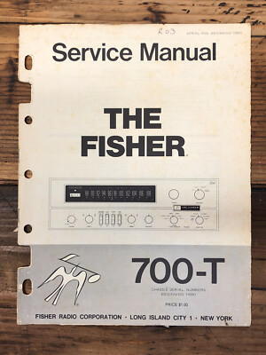 Fisher 700-T Receiver  Service Manual *Original*-image