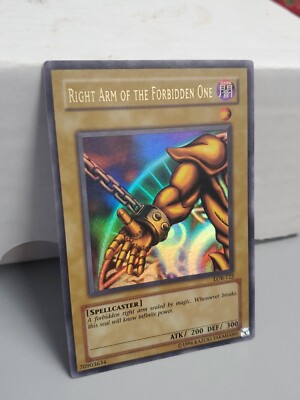Right Arm of the Forbidden One - LOB-122 Unlimited Ed Ultra YuGiOh Exodia-image