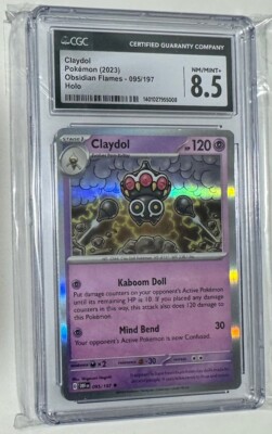 Pokemon Clay Doll Obsidian Flames 95 Holo CGC Graded Gem 8.5 Mint Not PSA Card-image