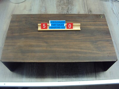 Fisher RS-1022 Receiver Wood Case. Rated 7 Out Of 10 Read All Below Tested-image