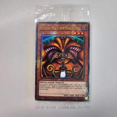 TN23 EN003 - Exodia the Forbidden One - Quarter Century Rare - Sealed EURO-image