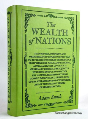 THE WEALTH OF NATIONS Adam Smith Book I to V Faux Leather Flexi Bound Brand NEW-image