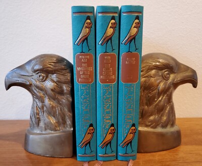 Ancient Egyptian History FERNI Pyramid Pharaohs Isis  3 Vol. set HC FINE-image
