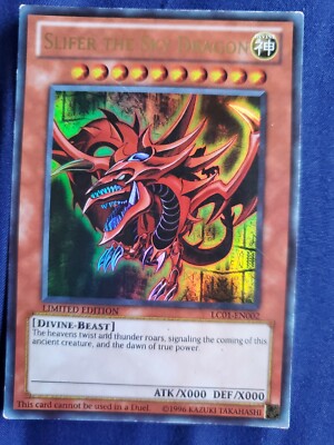 Yugioh Slifer The Sky Dragon Limited Edition Secret Rare LC01-EN002-image
