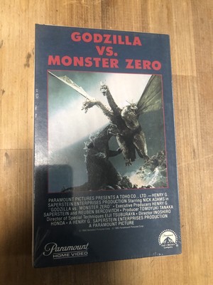 Godzilla vs Monster zero, Beta, Betamax,  Paramount 1983, Watermarks, Seald New-image