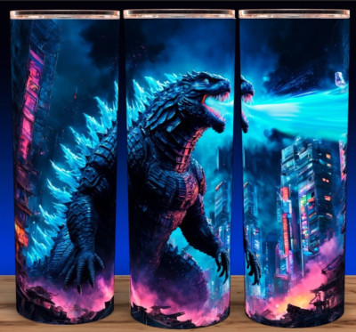 Godzilla in Neon Tokyo Atomic Blast King of Monsters Cup Mug Tumbler-image
