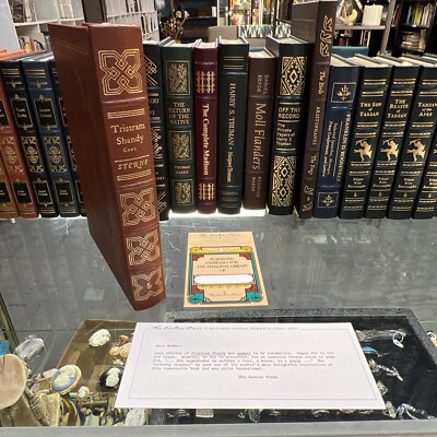 Life & Opinions of Tristram Shandy by Laurence Stern Easton Press, Leather Bound-image