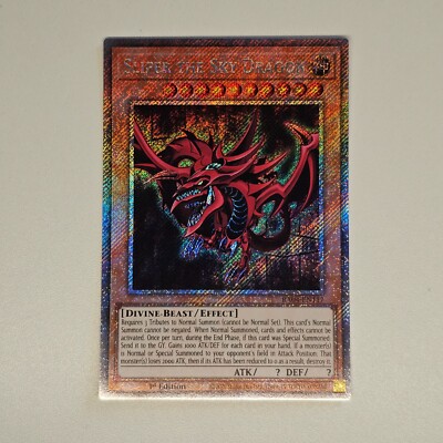 Slifer The Sky Dragon - RA04 - Platinum Secret Rare - Yugioh Euro-image
