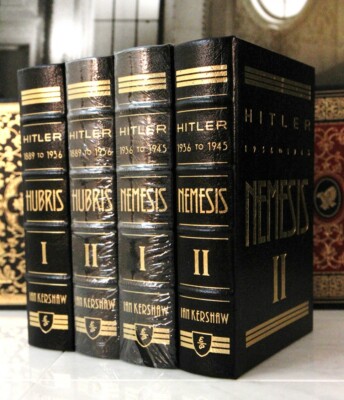 HITLER - NEMESIS - HUBRIS - Easton Press - Ian Kershaw - 2 SEALED SCARCE-image