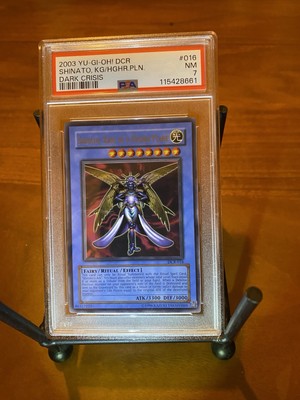 2003 Yugioh! DCR #016 Shinato, King Of Higher Plane PSA 7-image