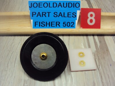 Fisher 502 Turntable Idler Wheel & Clips. Tested. Parting Out Entire Fisher 502-image