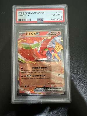 Pokemon TCG HOOH EX 7/34 CLC PSA Graded Gem 10-image