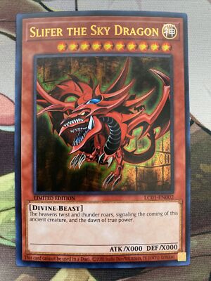 Yugioh! Slifer the Sky Dragon 25th Anniversary LC01-EN002 Ultra Rare NM/M-image