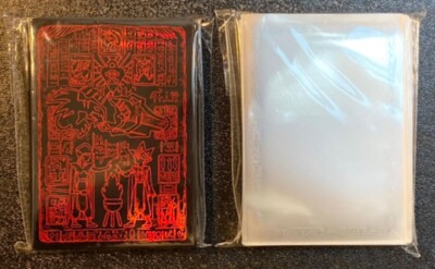 Yugioh Prismatic God Box Special Sleeve Slifer the Sky Dragon Red Japanese NEW-image