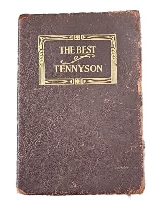 The Best Of  Tennyson Day By Day Anna Smith 1907 Leather Bound Antique -image