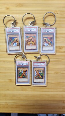 NOVELTY KEYCHAIN Exodia the Forbidden One Set Of 5 (NOT ACTUAL CARDS,GAG GIFT)-image