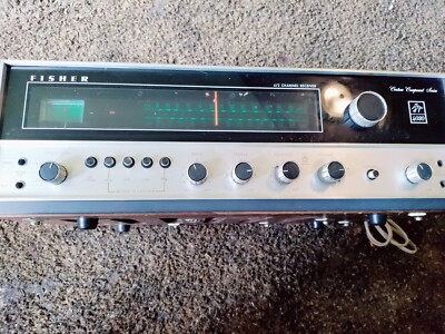 Fisher 4030 Classic Two/Four Channel Quad Stereo AM/FM Receiver 1974 Silver Face-image