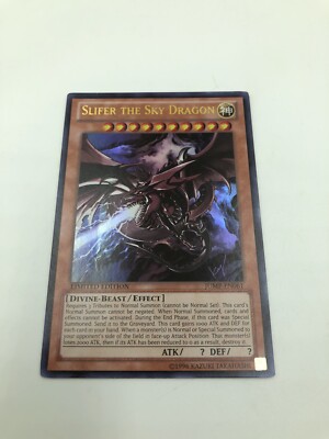 Yugioh Slifer The Sky Dragon JUMP-EN061 Ultra Rare Limited Edition LP-image