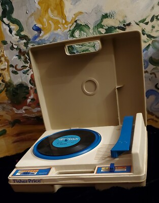 VTG 1978 Fisher Price Record Player Turntable #825 33 45 RPM • TESTED & WORKING!-image