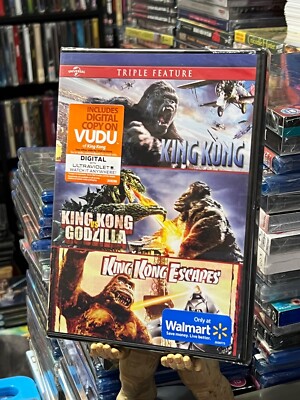 King Kong / King Kong vs Godzilla / King Kong Escapes (DVD) TRIPLE FEATURE! NEW!-image