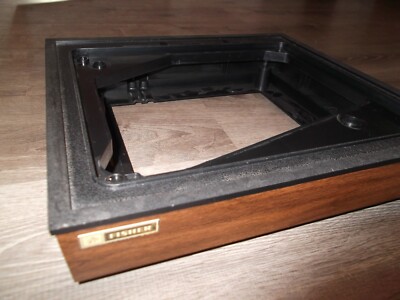 VINTAGE FISHER 225-XA 220-XA TURNTABLE PLINTH W/SCREWS-image