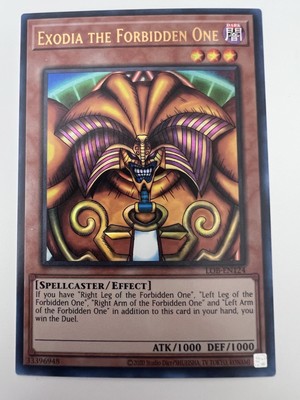 Yu-Gi-Oh! TCG Exodia the Forbidden One Legend of Blue Eyes White Dragon LOB-124-image